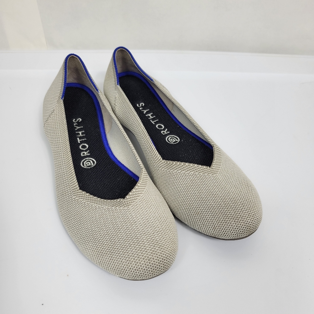 Rothy's round toe birdseye flats - Picture 2 of 7